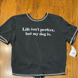 Moa Moa Black Dog Quote Top